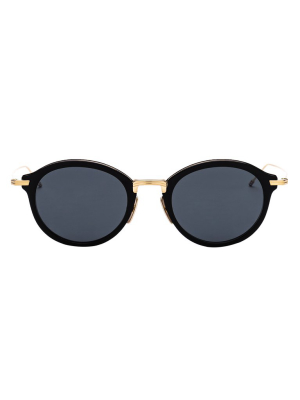 Thom Browne Eyewear Round Frame Sunglasses