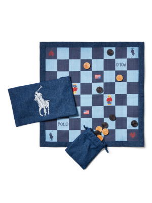 Cotton Travel Checker Set