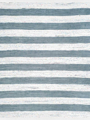 Montauk Stripe Ivory/gray Area Rug