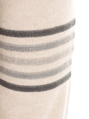 Brunello Cucinelli Stripe-detailed Crewneck Jumper