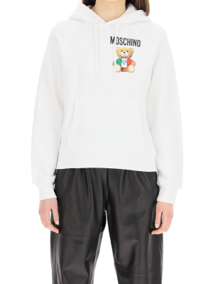 Moschino Italian Teddy Bear Hoodie