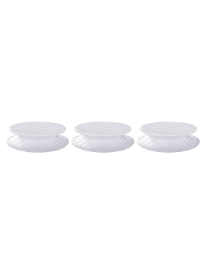 Lekue Set Of 3 Reusable Flexible Lids (4.5", 6", 8")