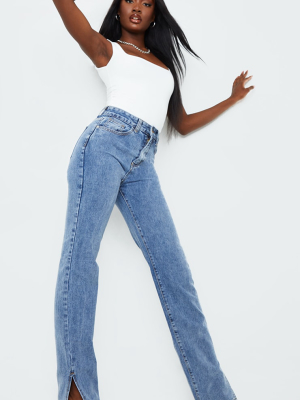 Tall Vintage Wash Split Hem Jeans