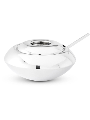 Form Sugar Dish And Spoon - Stainless Steel