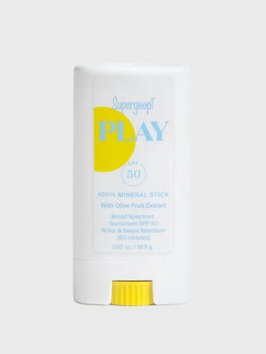 Supergoop 100% Mineral Sunscreen Stick Spf 50