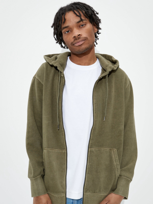 Ae Super Soft Fleece Zip-up Hoodie