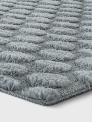 High/low Circle Rug Gray - Pillowfort™