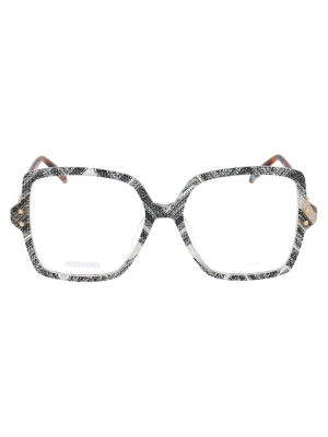 Missoni Square Frame Glasses