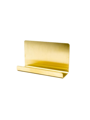 Brass Business Card Holder