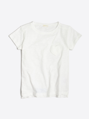 Girls' Heart Pocket Tee