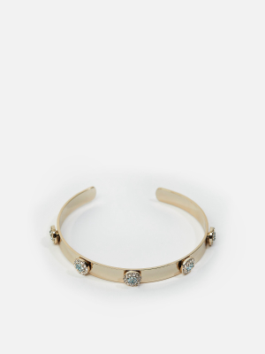 **syd & Ell Bling Evil Eye Bangle By Skinnydip