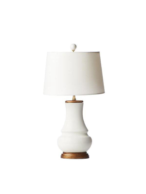Claire Lamp In Ivory