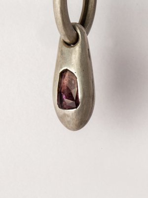 Chrysalis Earring (0.8 Ct, Pink Sapphire, Da+saf)