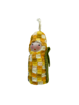 Corn On The Cob Peg Doll · White