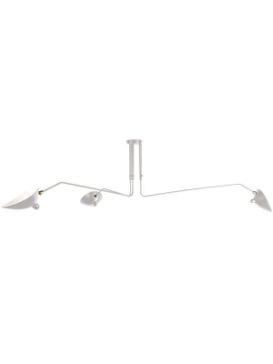 Mid Century Mcl-r3 Ceiling Lamp - White