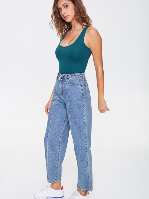 Wide-leg Ankle Jeans