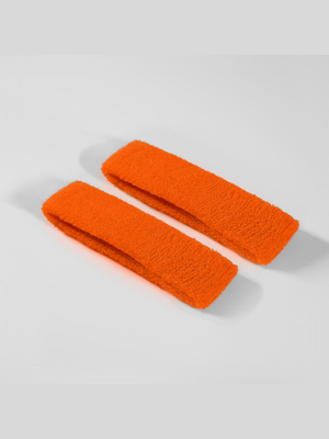 Hue Orange Cotton Bicep Bands