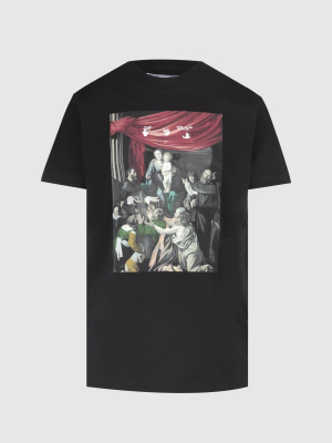 Off-white: Caravag Paint Tee [black]