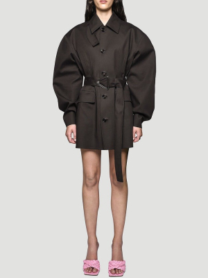 Bottega Veneta Puff Sleeve Coat