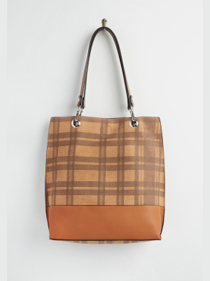 Packed Up And Plaid To Go Tote