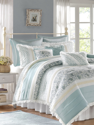 9pc Stella Printed Comforter Set