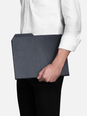 Folder, Textured Navy