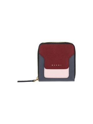 Marni Logo Zip-around Wallet