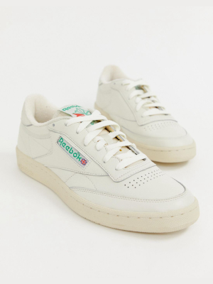 Reebok Club C 1985 Tv Sneakers In Off White