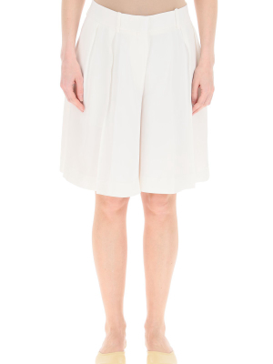 Khaite Isabel Wide-leg Shorts