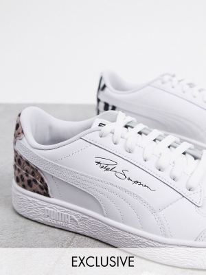 Puma Ralph Sampson Sneakers With Mixed Leopard/zebra Details - Exclusive