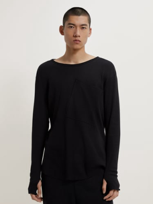 Ribbed Pocket T-shirt