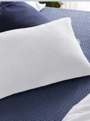 2 In 1 Reversible Gel Foam And Fiber Pillow - White