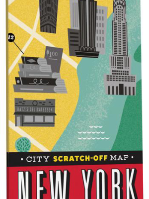 City Scratch-off Map: New York