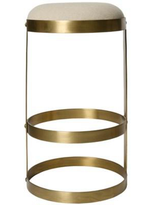 Dior Bar And Counter Stool Antique Brass