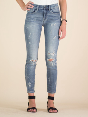 Relaxed Fit Acid Wash Jean