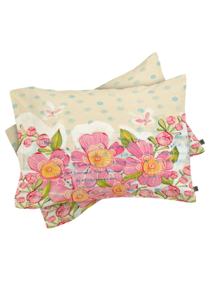 Cori Dantini And Then Spring Sprang Lightweight Pillowcase Standard Pink - Deny Designs