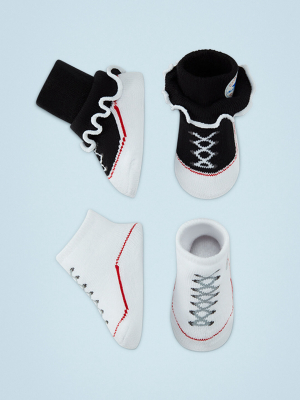 Frilly Chuck Taylor Booties 2-pack