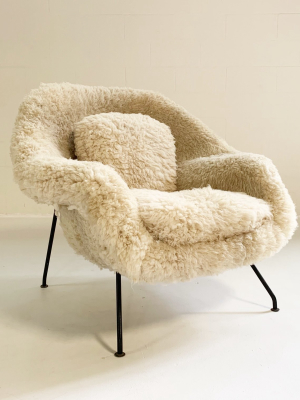 Bespoke Womb Chair In California Sheepskin