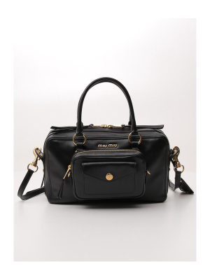 Miu Miu Logo Top Handle Bag