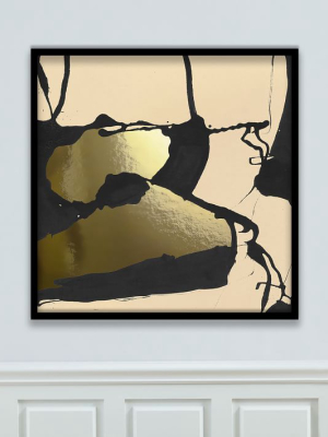 The Arts Capsule Framed Print - 20 Ink K & Gold