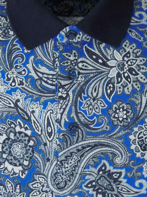 Etro Paisley Print Polo Shirt