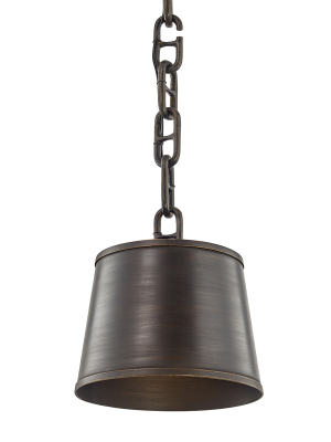 Admirals Row 1 Light Pendant