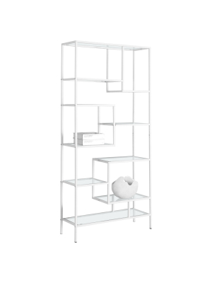 Bookcase With Tempered Glass 70" - Everyroom®