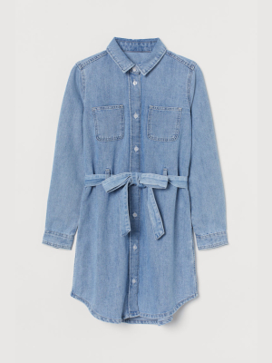 Denim Shirt Dress