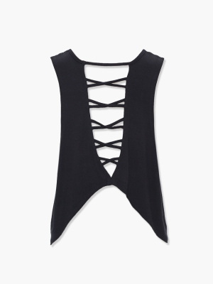 Active Caged-back Tank Top