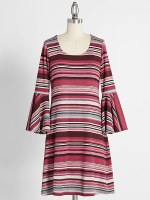 Berry Sweet Spectrum A-line Dress