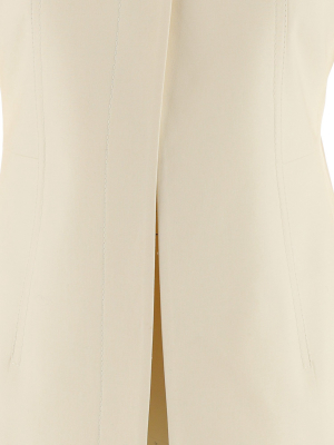 Jil Sander Round Neck Midi Coat