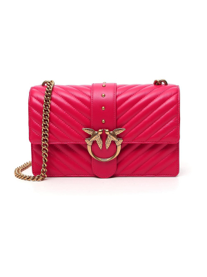 Pinko Love Classic Icon V Quilted Shoulder Bag