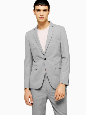 Gray Marl Skinny Fit Suit