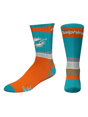 Nfl Miami Dolphins Sport Fan Crew Socks
